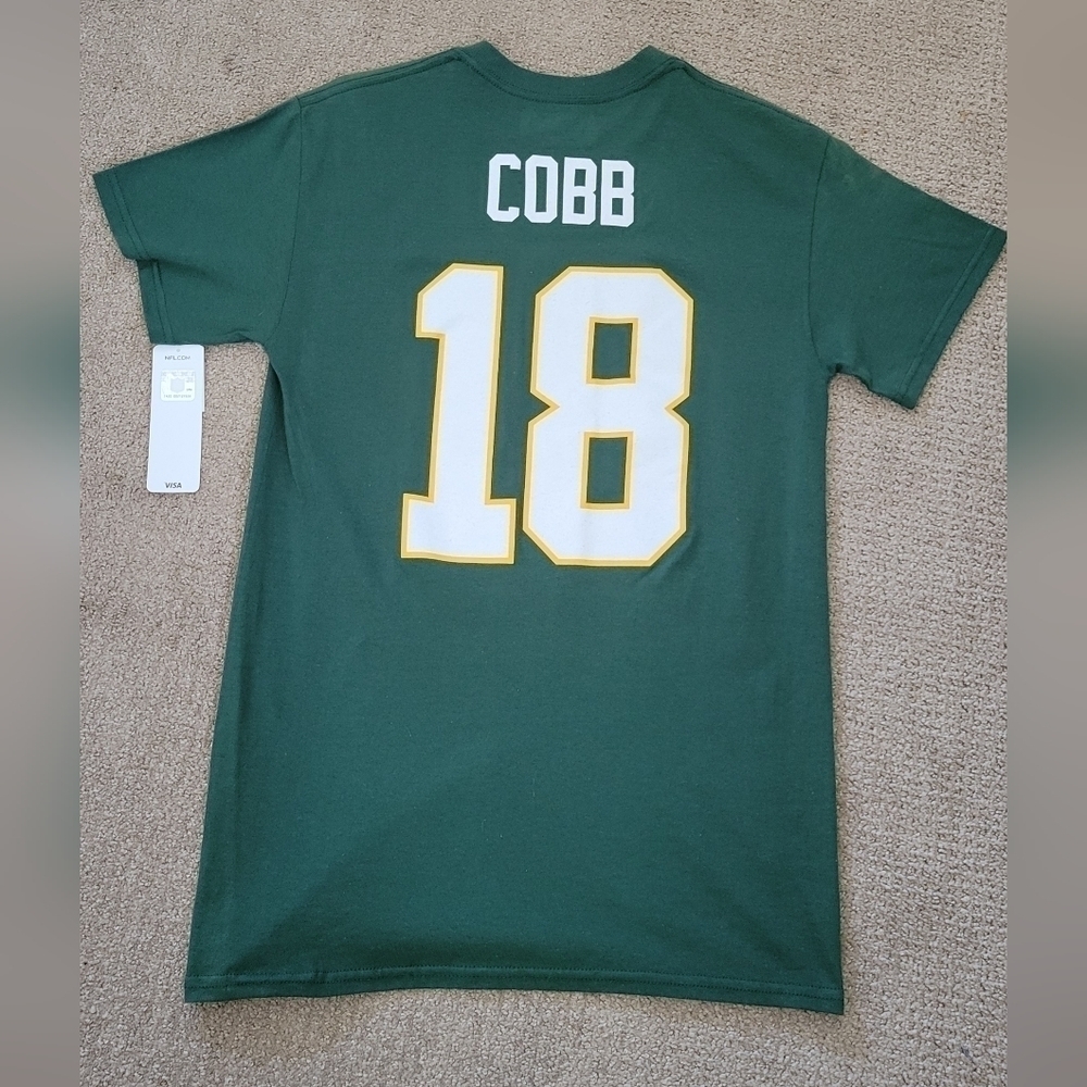 NFL Green Bay Packer Randall Cobb 18 Short Sleeve Football Shirt - Picture 2 of 8